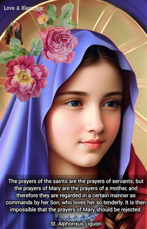 Blessed Virgin Mary True Devotion To Mary Prayers Of The Saints Virgin Mary