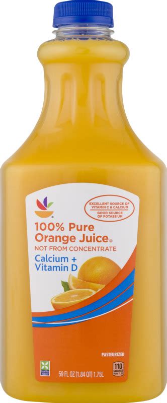 Ahold 100 Pure Orange Juice Calcium Vitamin D Ahold688267166075