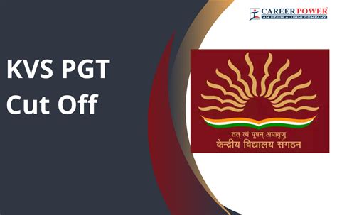 Kvs Pgt Cut Off Out Check Category Wise Cut Off Marks