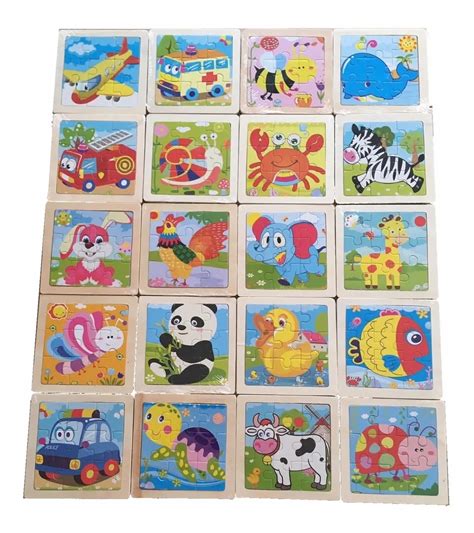 Puzzles De 9 Piezas Varios Modelos Juguetería El Pehuén en Villa del