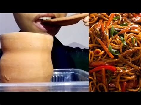 Noodles Asmr Yammy Crunchy Clay Pots YouTube