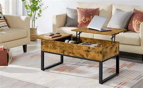 Yaheetech Coffee Table With Storage Space Way Lift Top Coffee Table