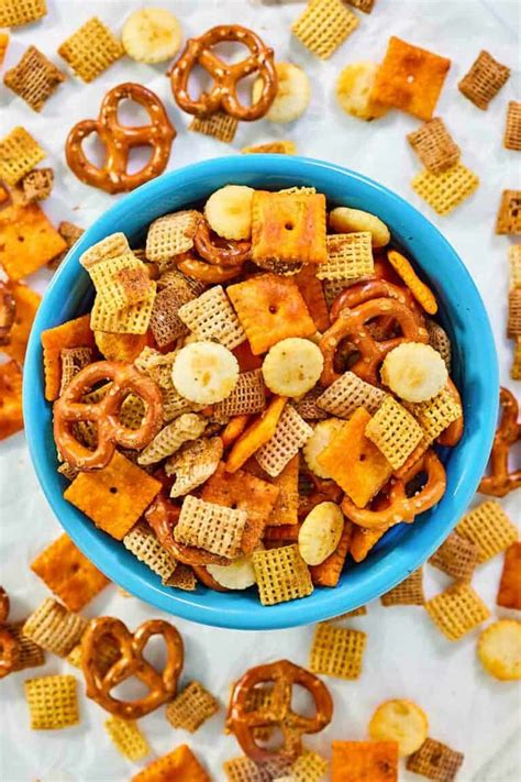 Cheesy Ranch Chex Mix Game Day Eats