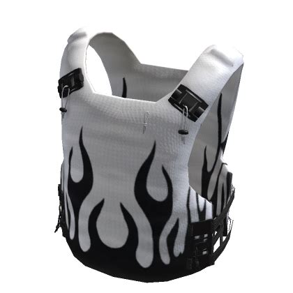 White Fire Tactical Bullet Vest Roblox