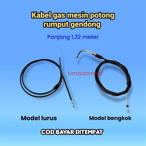 Jual Kabel Lever Gas Potong Rumput Bg Bg Rem Seling Throttle