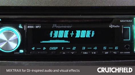 Pioneer DEH X5600HD Car Stereo Display And Controls Demo Crutchfield