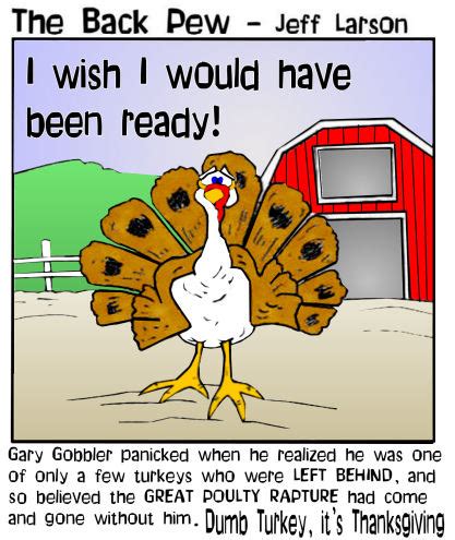 Thanksgiving Day Cartoons: The Back Pew - BP