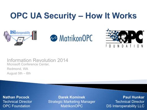 Opc Ua Security How It Works Docslib