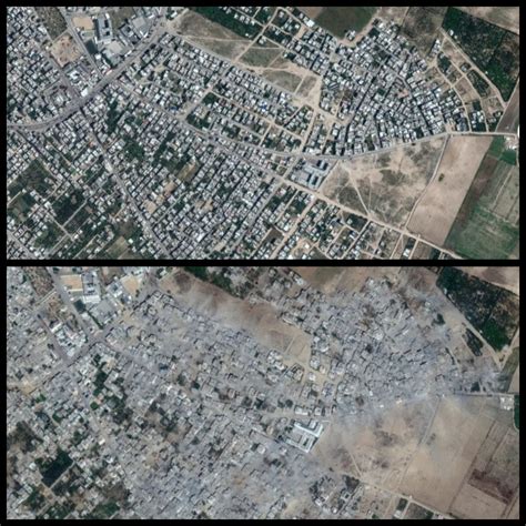 Before and after: Satellite images show destruction in Gaza (CNN) : r