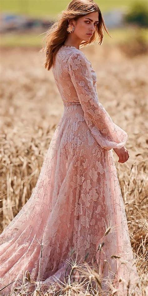 21 Amazing Boho Wedding Dresses With Sleeves Wedding Dresses Guide