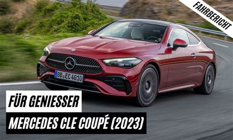 Mercedes CLE Coupé 2023 Fahrbericht Video autozeitung de