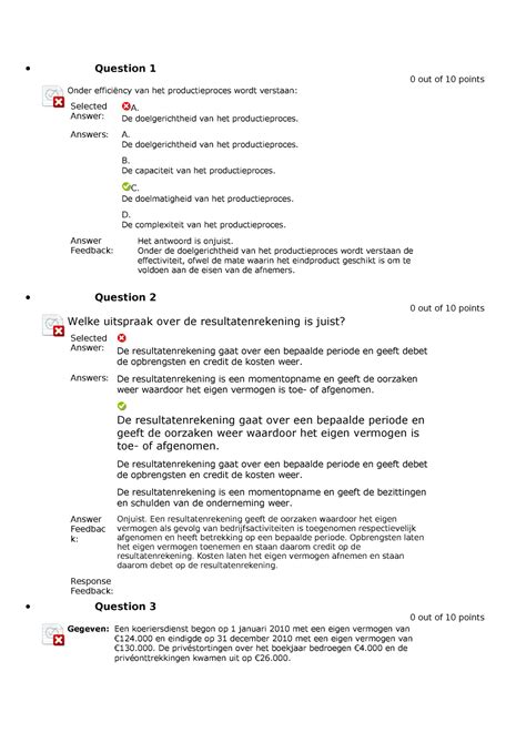 Proef Oefen Tentamen Februari Vragen Question Out Of