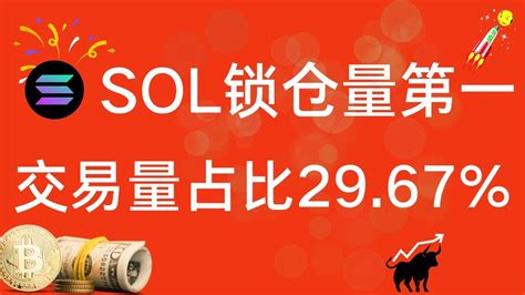 Sol币 Solana Sol 行情走势分析！7月solana链上dex锁仓量月度交易量占比达29 67 ，排名第一！ Youtube