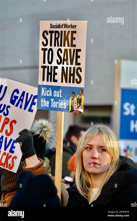 London Uk Nurses Staged The Largest Nurses Strike In Nhs History In