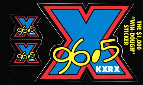 Radio Sticker Of The Day Kxrx