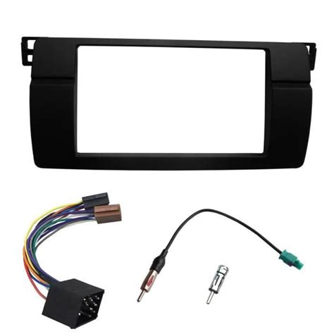 Autoradio Double Din Fascia pour BMW Série 3 E46 1998 2005 Stéréo