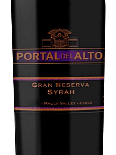 Portal Del Alto Gran Reserva Syrah Vivino Hong Kong