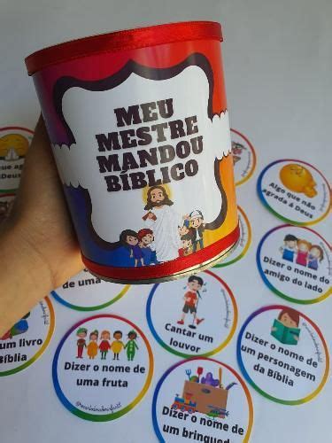 MEU MESTRE MANDOU BIBLICO Atividades bíblicas infantil Brincadeiras