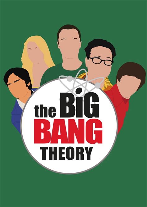 The Big Bang Theory Minimalist Print Poster The Big Bang Etsy