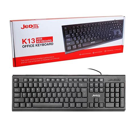 Jedel K13 Usb Wired English Keyboard Lappartslk