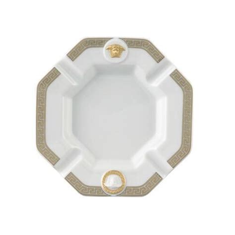 Versace Gorgona Ashtray Porcelain 5 1 2 Inch 14095 102845 27233 HomeBello