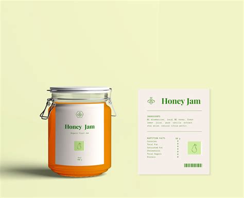 Minimalist Honey Design Editable Canva Label (Instant Download) - Etsy