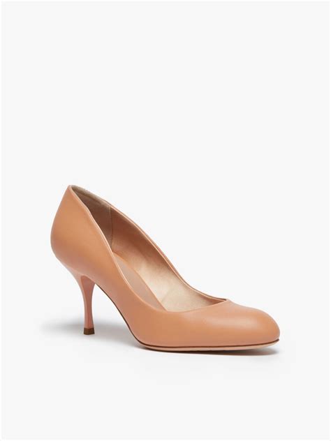 Leather Court Shoes Max Mara