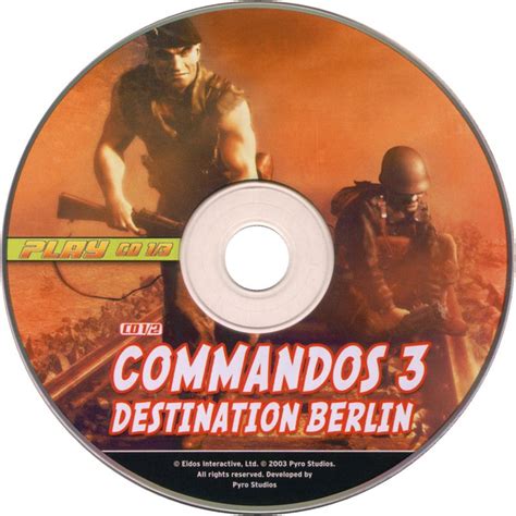 Commandos Destination Berlin Cover Or Packaging Material Mobygames