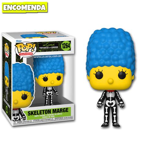 Funko Pop Os Simpsons Skeleton Marge 1264 Loja Tsc