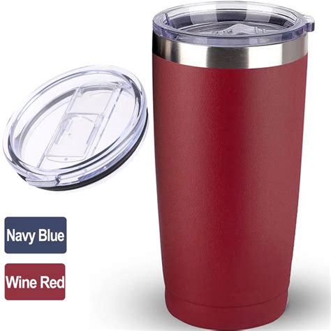 20oz Stainless Steel Insulated Tumbler With Lid Double Wall Travel Mug