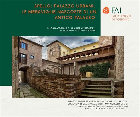 Giornate Fai Di Primavera Alla Scoperta Del Palazzo Urbani Acuti