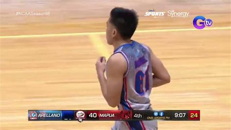 NCAA Season 98 Best Player Axel Doromal AU Vs Mapua Men S