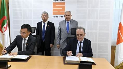 L Expression Economie Sonatrach Signe Contrats