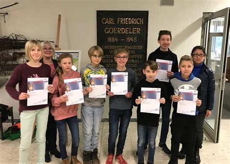 Urkunden Und Preise Beim Informatik Biber 2019 Goerdeler Gymnasium