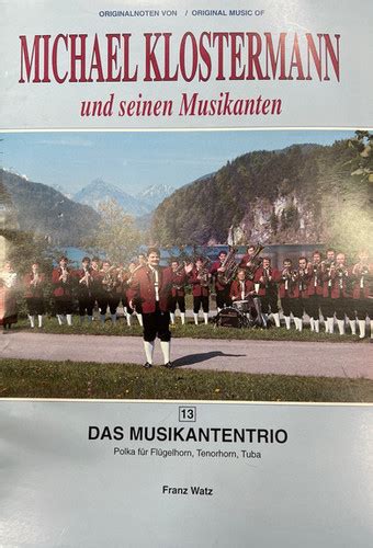 Das Musikantentrio Polka für Flügelhorn Tenorhorn Tuba