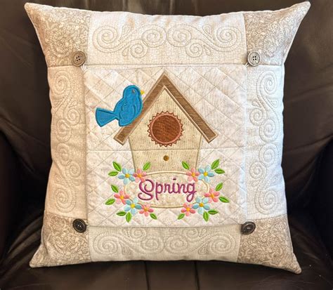 ITH Interchangeable Seasonal Pillow Machine Embroidery Designs By JuJu