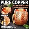 Amazon Benicci Moscow Mule Copper Mugs Set Of 4 100 HANDCRAFTED