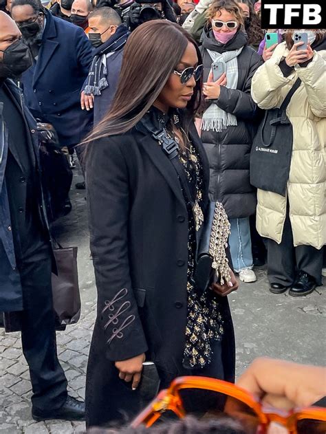 Naomi Campbell Flashes Her Nude Tits As She Attends The Dior Homme Show 108 Photos OnlyFans