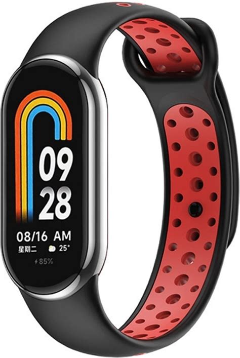 Beline Pasek Mi Band 8 Design Czarno Czerwony Black Red Opinie I