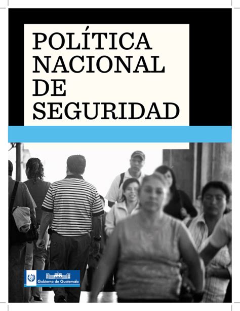 política nacional de seguridad