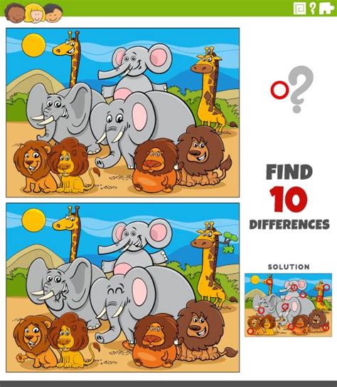 130 Find Differences Giraffe Stock Photos Pictures And Royalty Free