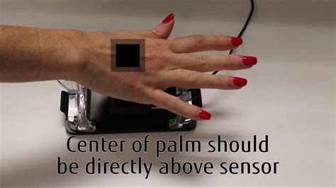 Fujitsu Palm Vein Biometric Sensor Guide YouTube