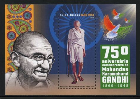 Guinea Bissau Th Memorial Anniversary Of Mahatma Gandhi S Sheet