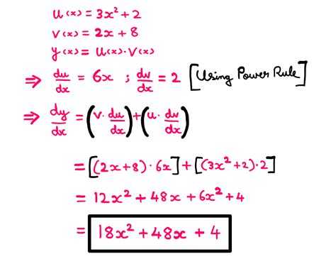 Product Rule Calculus Examples