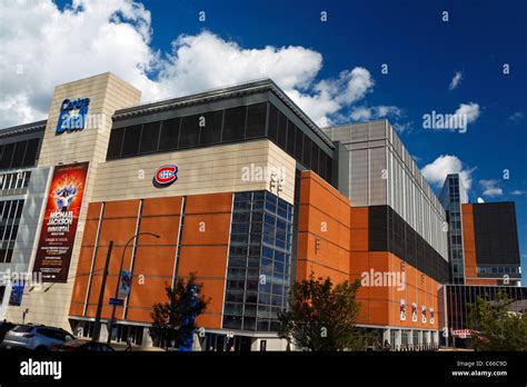 Exterior Of The Bell Center Home Of The Montreal Canadiens Hockey Team