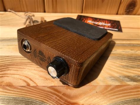 Wooden Electro Stomp Box Personalized Foot Percussion With Two Etsy