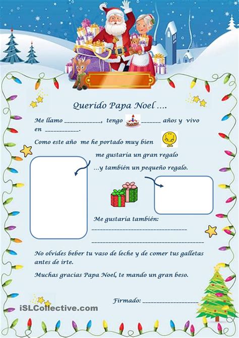 Carta De Papa Noel A Un Niño Esas Cartas