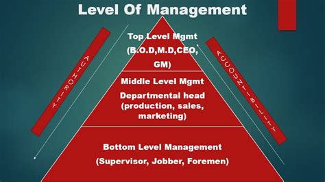 Levels Of Management