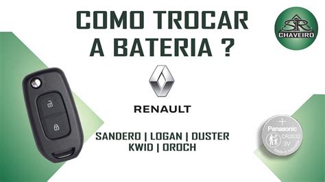 Como Trocar A Bateria Da Chave Canivete Renault Sandero Duster Oroch