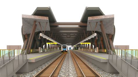 Metro Station Project Architectural Structural Bim Tejjy Inc